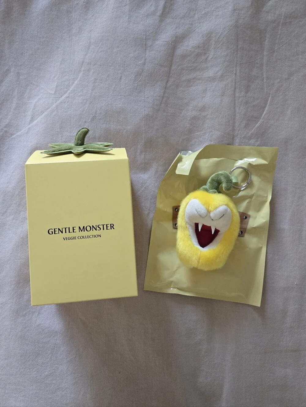GENTLE MONSTER Veggie Collection Pafuka Plush Keychain